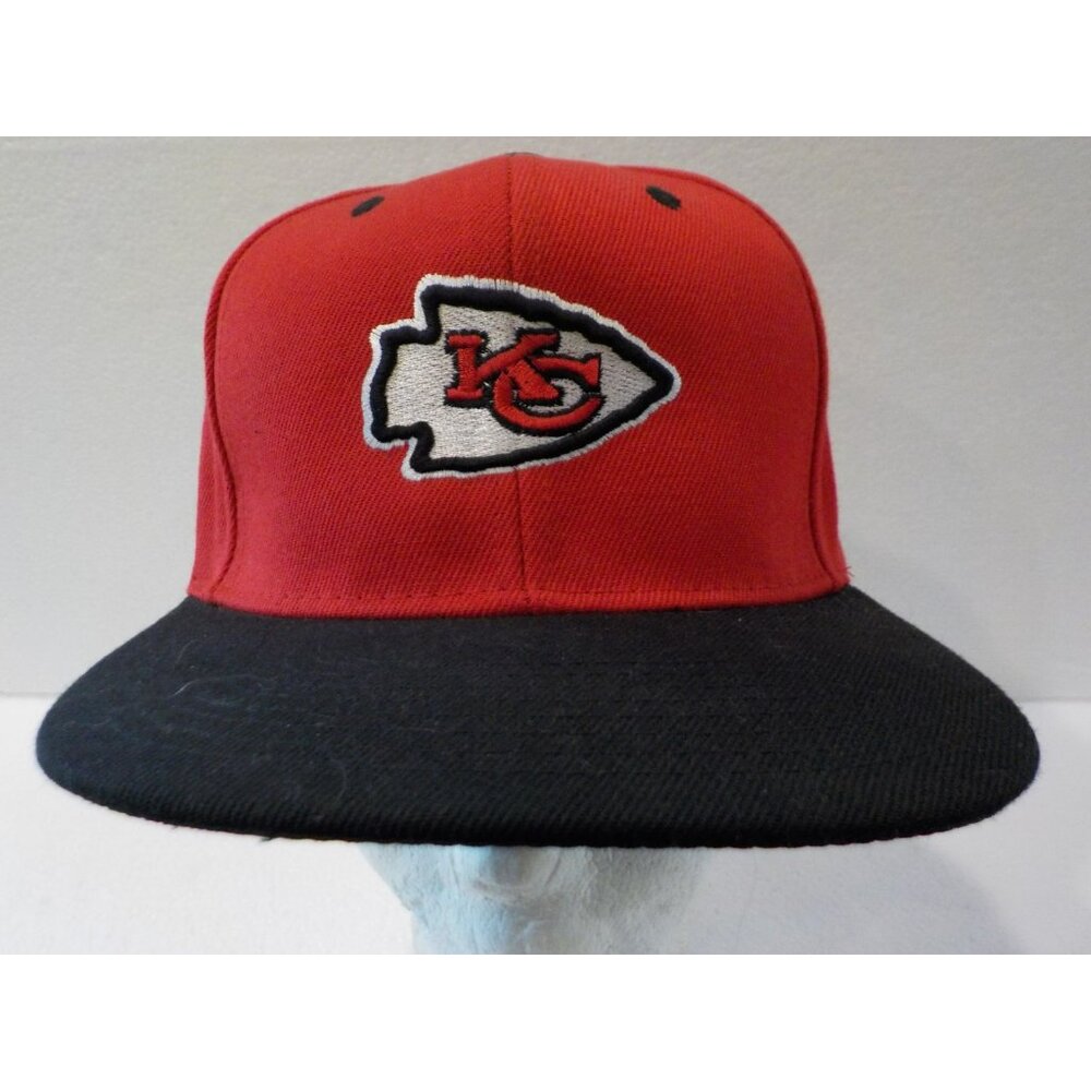 NWOT Kansas City Chiefs NFL Hat Football Cap Adjustable Snapback Red/Black OSFA